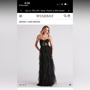 Windsor Black Formal Dress